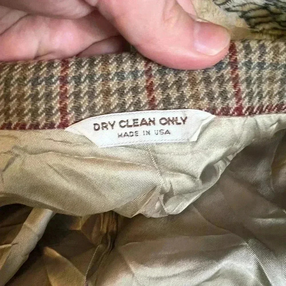 Vintage Bill Blass Plaid Blazer Size M/L - Picture 8 of 8